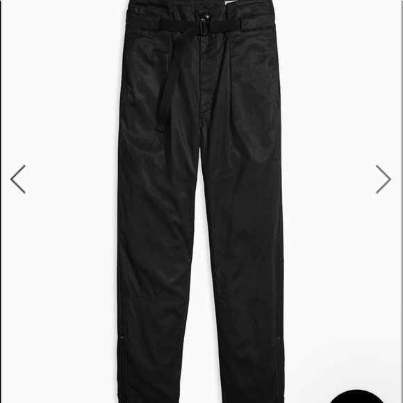 rag & bone Belted Hunter Cupro Blend Pant - Picture 6 of 6